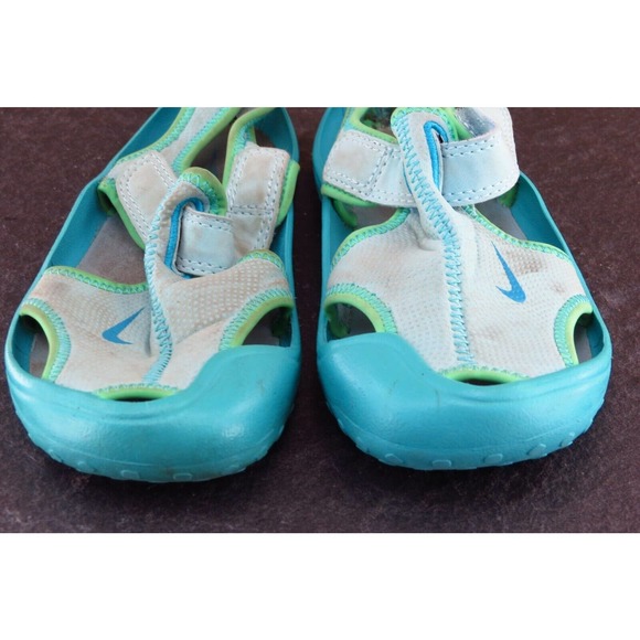 Nike ACG Toddler Girls‎ Sz 12 Medium Blue Sandals Fabric - Picture 2 of 7